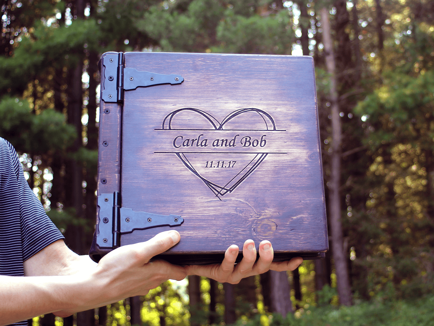 Personalised Wooden Anniversary Scrapbook By Clouds and Currents